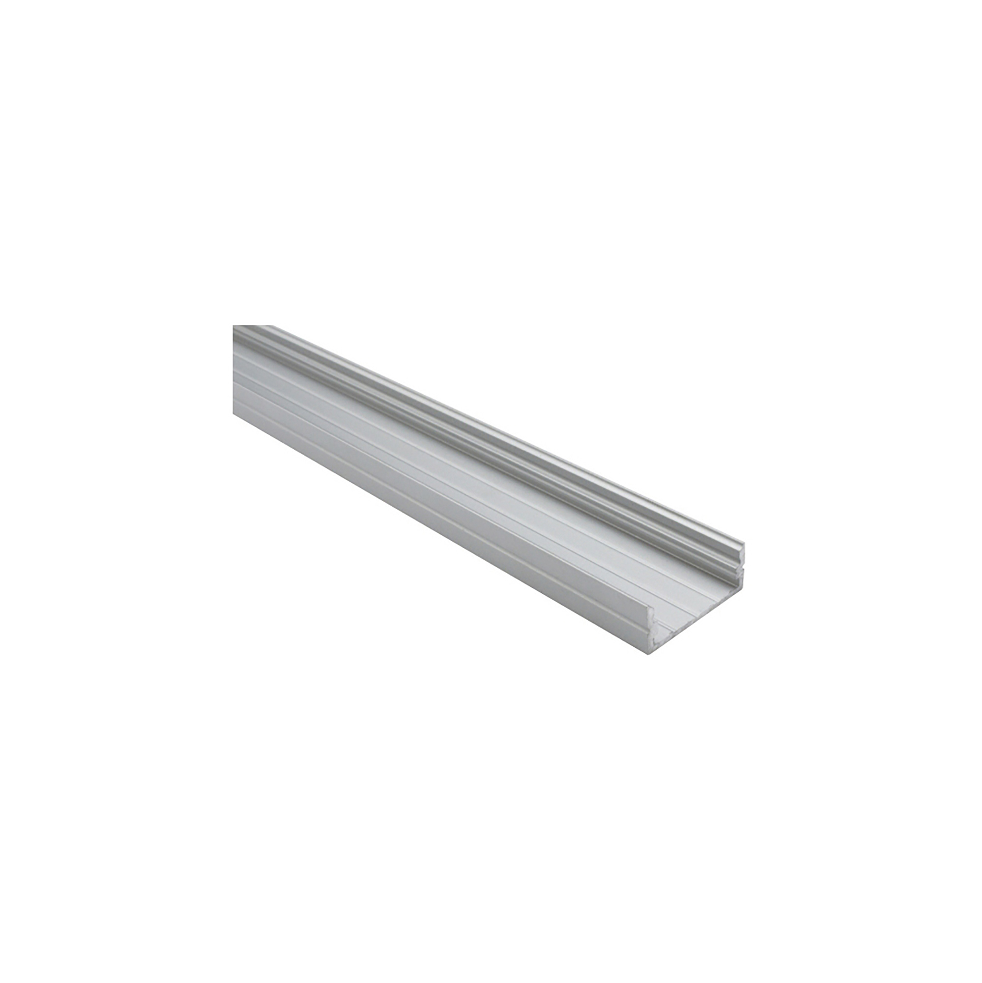 DA900044  2m Anodized Silver Aluminium Profile 23 x 10mm